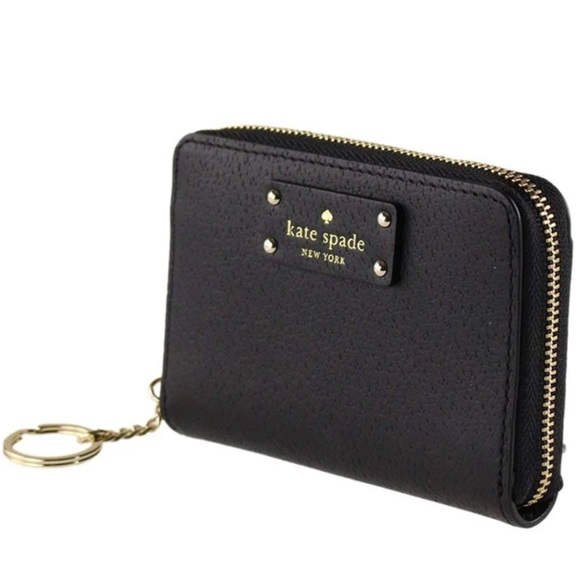 kate spade Handbags - KATE ♠️ SPADE BLACK LEATHER SM WALLET